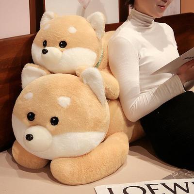 Large Soft Shiba Inu Plush Pillow - Cute and Comfy Cuddly Toy for Kids