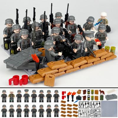 Weltkrieg II Militär Serie Battlefield Medical Corps Soldat Baustein Spielzeug