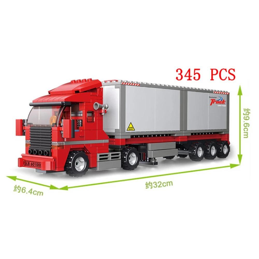 

Городской грузовик Пикап Тяжелый грузовой транспорт Модель Строительные блоки Машины Магазин Фургон Творческий экипаж Комбайн Машина Детская игрушка