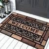 American Style Dirt & Wear-Resistant Entrance Floor Mat - Easy-Clean Doormat Foot Pad