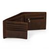 Premium Oil Wax Leather Bi-fold Wallet with Coin Pocket & Multiple Card Slots