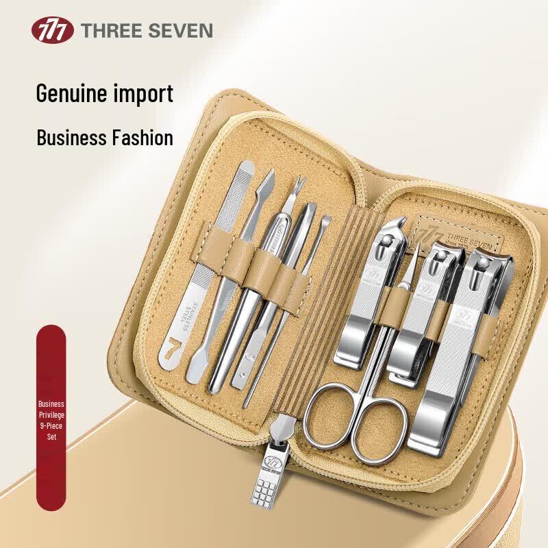 THREE SEVEN Premium 9-Piece Nail Grooming Set