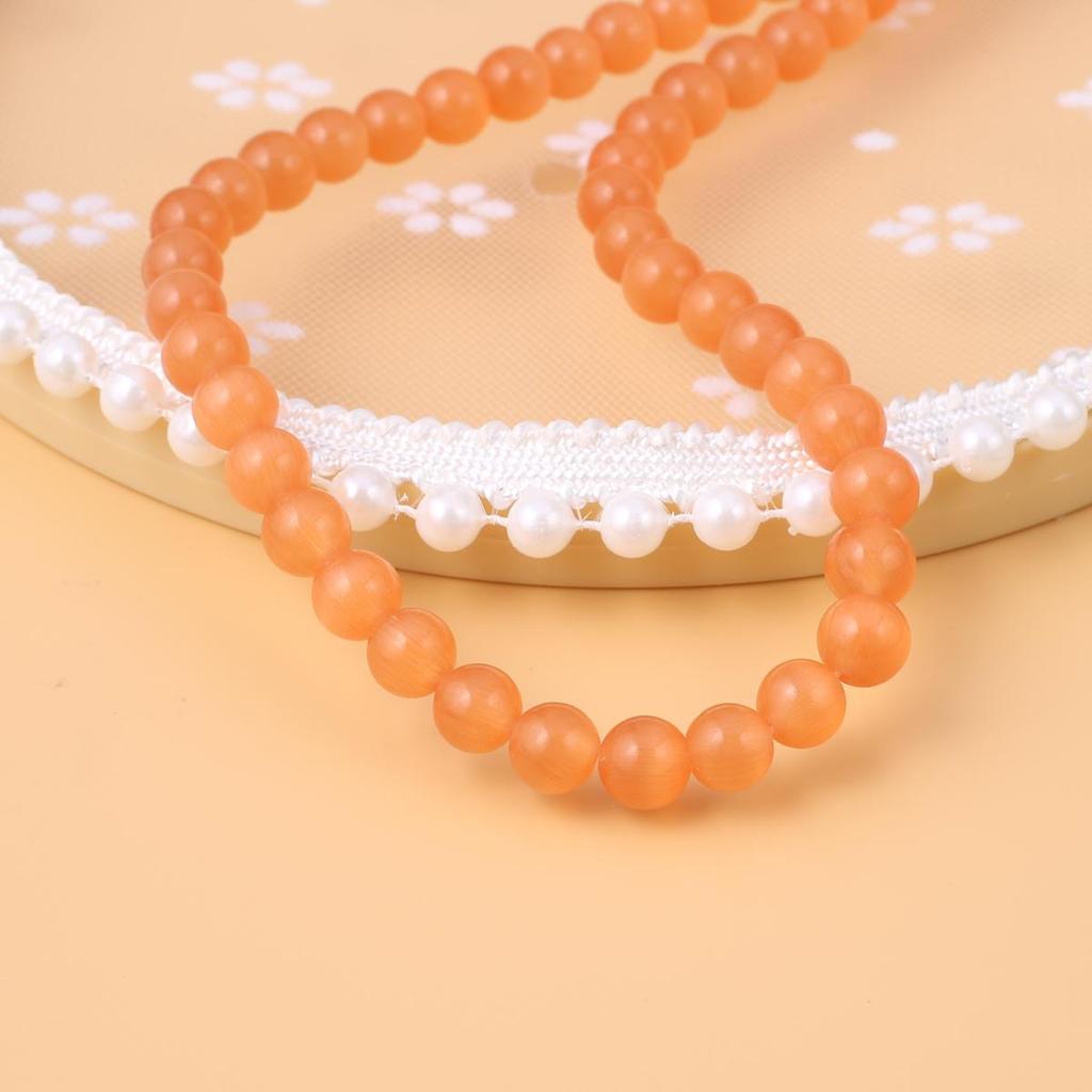 Koraliki Opal Naturalny Kamień Opal Okrągły Koralik Izolacyjny 8mm Do Wyrobu Biżuterii DIY Bransoletka Naszyjnik Kolczyki długość 38cm