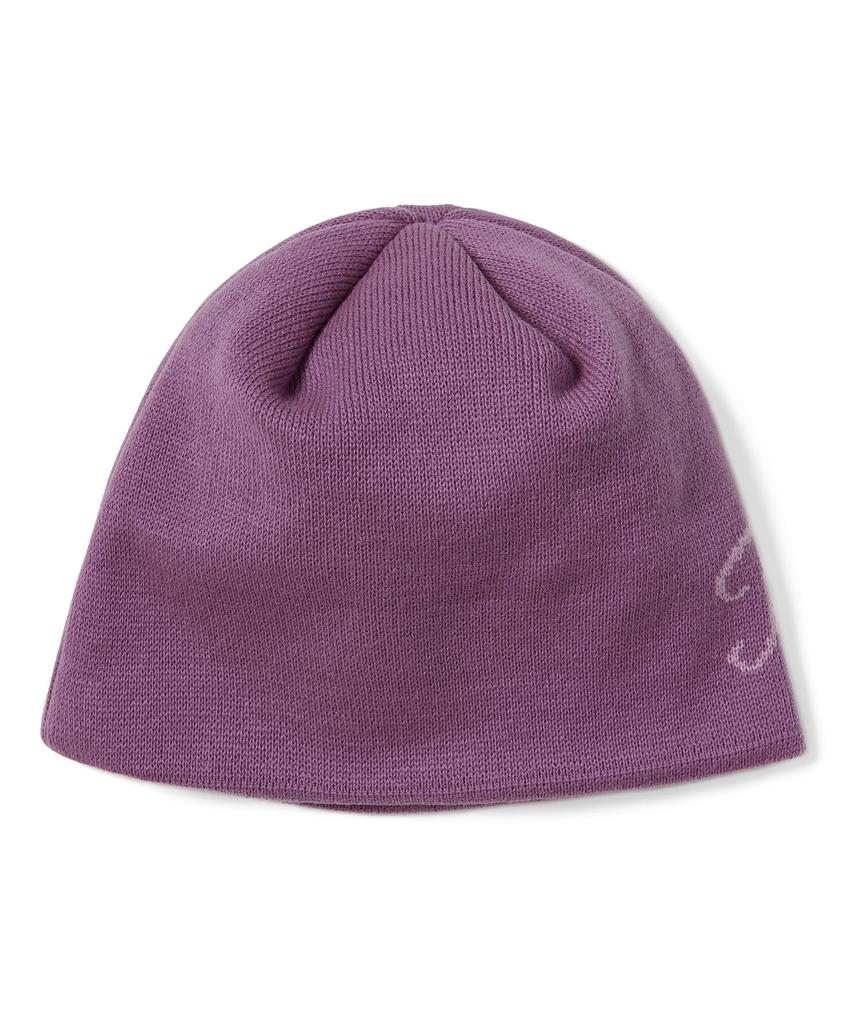 THISISNEVERTHAT Script-Logo No Cuff Beanie Lavender