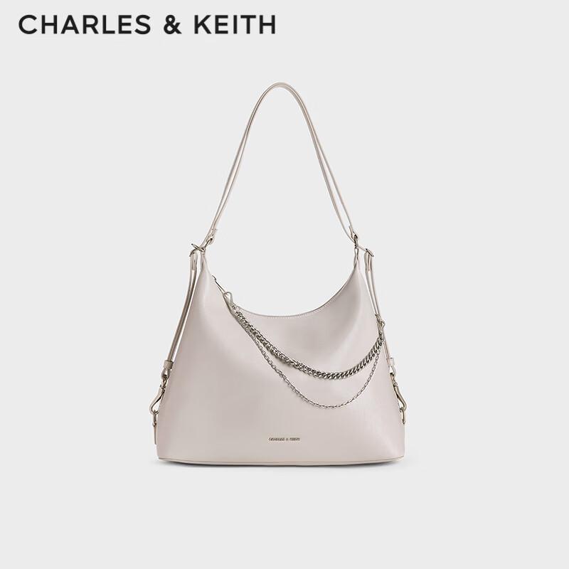 

CHARLES & KEITH Весна 2026 Большая сумка-тоут на цепи CK2-40782798 L