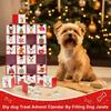 Countdown Calendar Festive Empty Drawer 24 Days Countdown Dog Calendar For Holiday Party Gathering Activities Family Festival