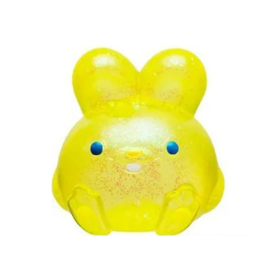 Bestseller Nee-Doh Jelly Rabbit Squishy, Cube Slow Rebound Sensory Squeeze Toy, Stress Relief Vent Toy For Kids, Red/Purple/Blue