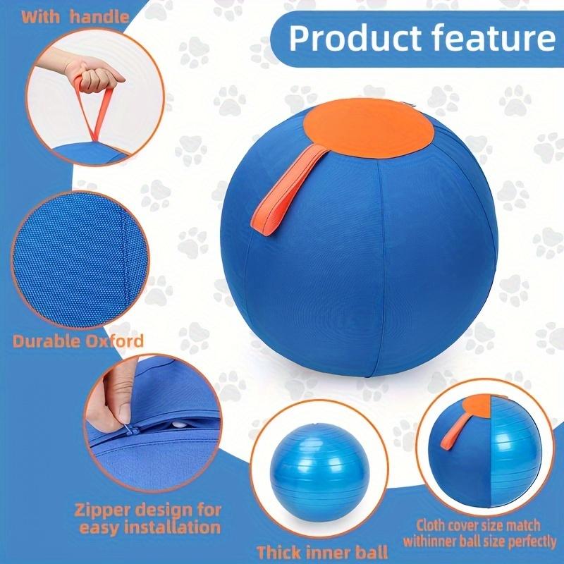 Inflatable Big Ball, Dog Toy Ball for Anti-Boredom, Golden Hair Bear Ball, Hi Pet Training Ball, Bulldog Polo, Australian Shepherd Polo