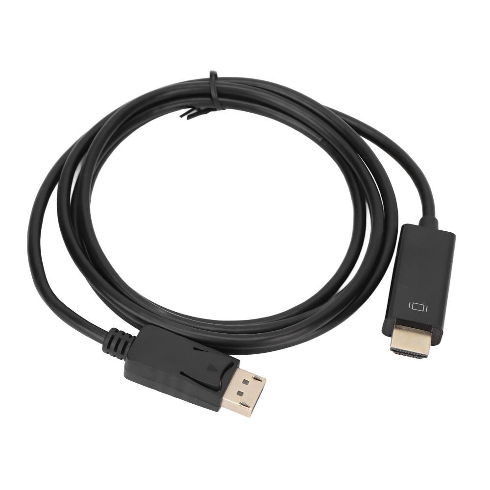 1.8m/5.9ft DisplayPort To HD Multimedia Interface Adapter 4K30HZ/1080P DP To HD Cable Monitor Use