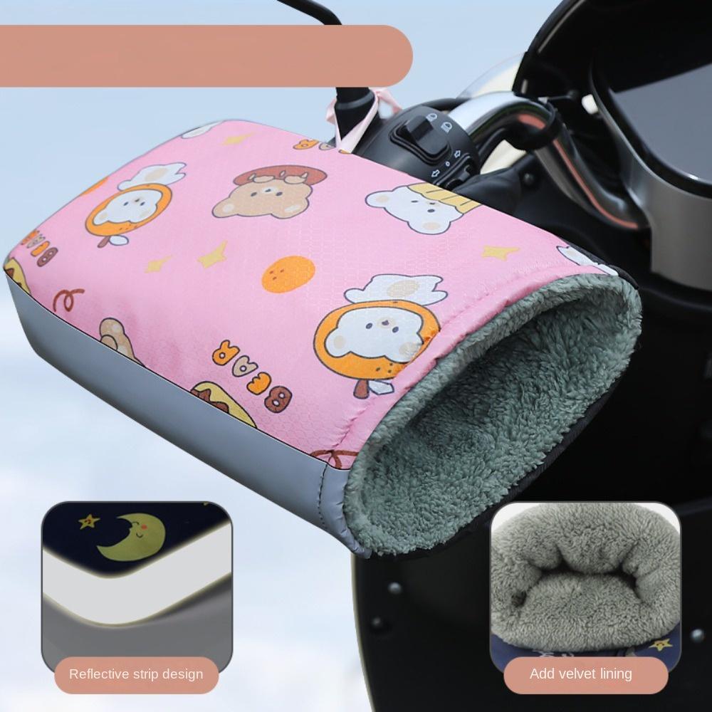 Windproof Electric Vehicle Warm Gloves Breathable Scooters Hand Guards  Cycling Driving