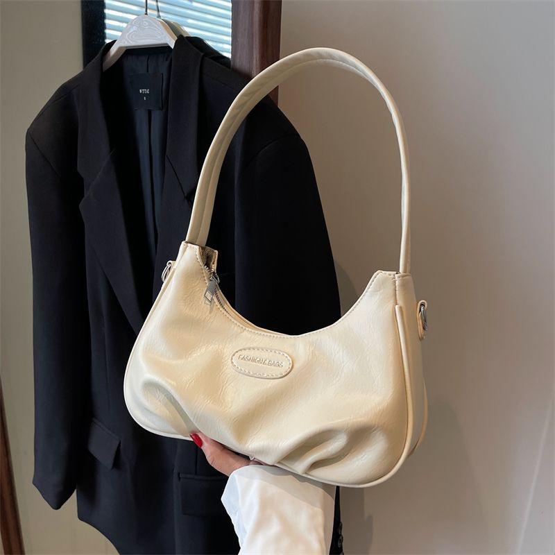 Summer Super Popular Silver Crescent Underarm Bag Women's 2025 New Light Luxury Niche High-Grade Shoulder Messenger Bag