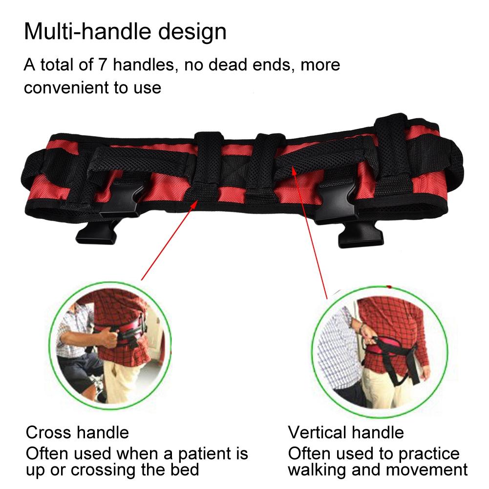 Medical Transfer Belt Patient Lift Sling Assistant Rehabilitation Belt with Leg Loops