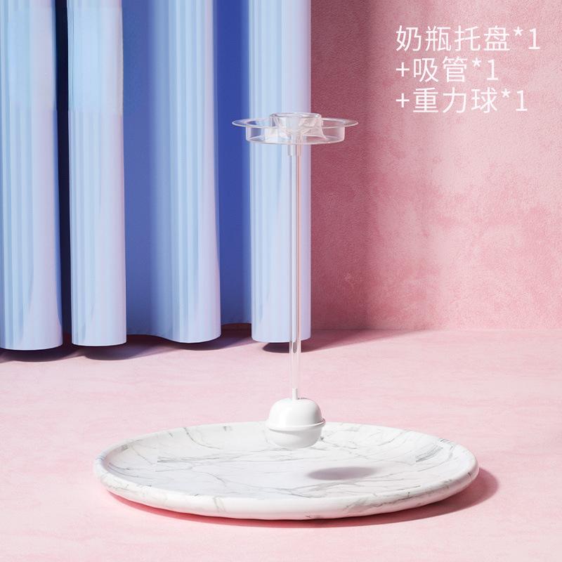 160/240/330ML Baby Bottles Feeding Bottle Baby Wide-caliber Milk Bottle with Straw Handle Newborn Baby Straw Bottle Accessory