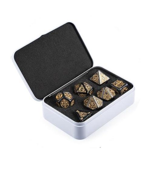 Zodiac Signs Metal Case Dice Box