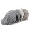 Beret fashion herringbone plaid duck tongue outdoor sports visor pure cotton old man hat new forward hat