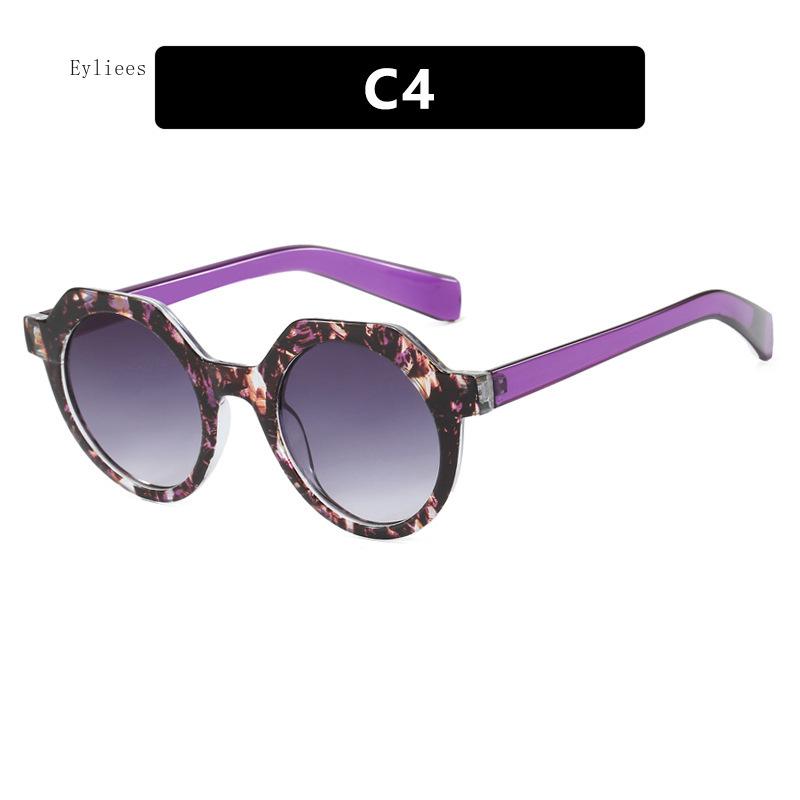 Fashion Small Irregular Square Sunglasses Women Retro Round Clear Ocean Lens Shades UV400 Men Rivets Punk Sun Glasses gafas