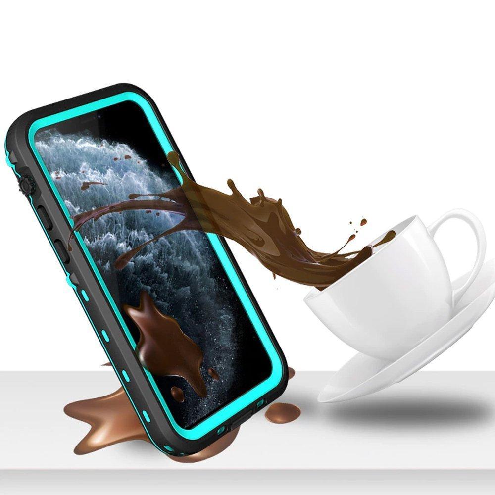 Waterproof Case + Strap for Apple iPhone 12 Mini (Black)