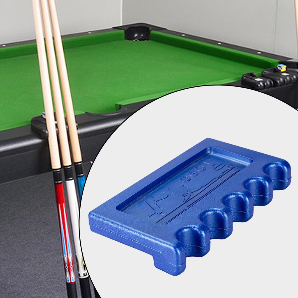 Pool Cue Holder for Table Practical Durable Weighted Cue Rest Snooker Cue Rack for Community Center Billiards Club Game Room