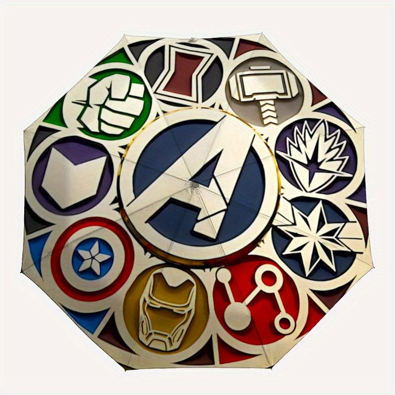 

1pc Avengers Automatic Umbrella 8-Bone Design Compact Gear for Outdoor Travel,Perfect Gift for Friends Birthdays yy250813031