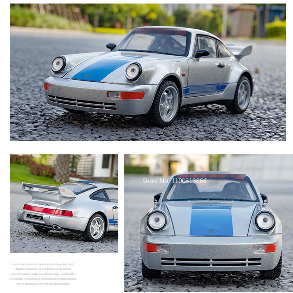 1:24 964 Cayenne S Alloy Models Cars Diecast Toy Doors Opened Vehicles Models Wheel Pull Back Sports Car Kids Festival Present