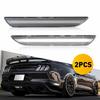 White Marker LED Rear Side Lamps Clear Lights Reflector For Lens 2015-up Mustang