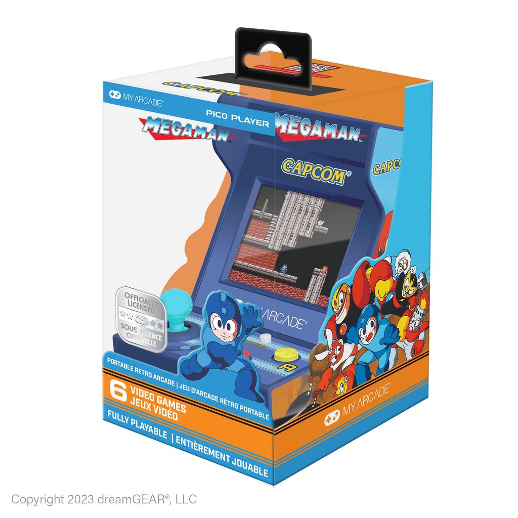 My Arcade Mega Man Pico Player Portable Retro Arcade (6 Games In 1)