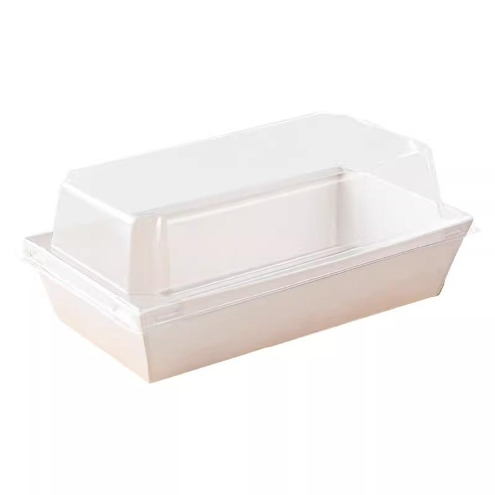 20pcs Food Packaging Clear Lid Packaging Box With Clear Lid Disposable Food Box  Cake