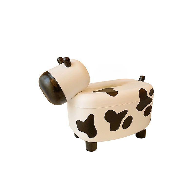 

Коробка для бумаги и зубочисток, многофункциональная коробка для салфеток в виде коровы, украшение для рабочего стола