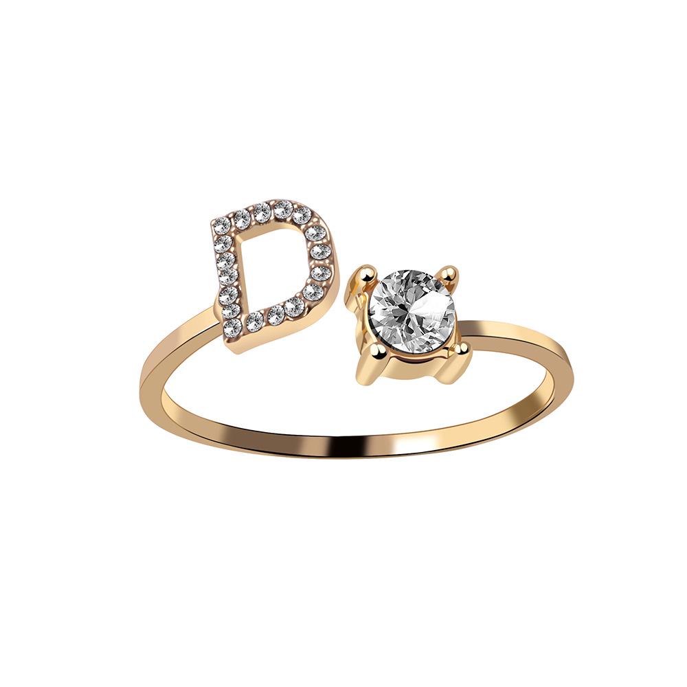 Korean-Style Adjustable Ladies' Diamond Ring