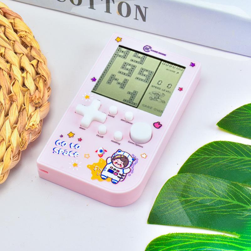 Classic Retro Handheld Tetris Game Console for Kids
