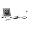 1pc 80mm USB Fan With Temperature Control Multiple Speeds For Router Cabinet Cooling Power Tools Airflow Control Fan Tools