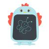 8.5in Children Drawing Board Chicken Shaped LCD Painting Writing Tablet for Boys and Girls Blue