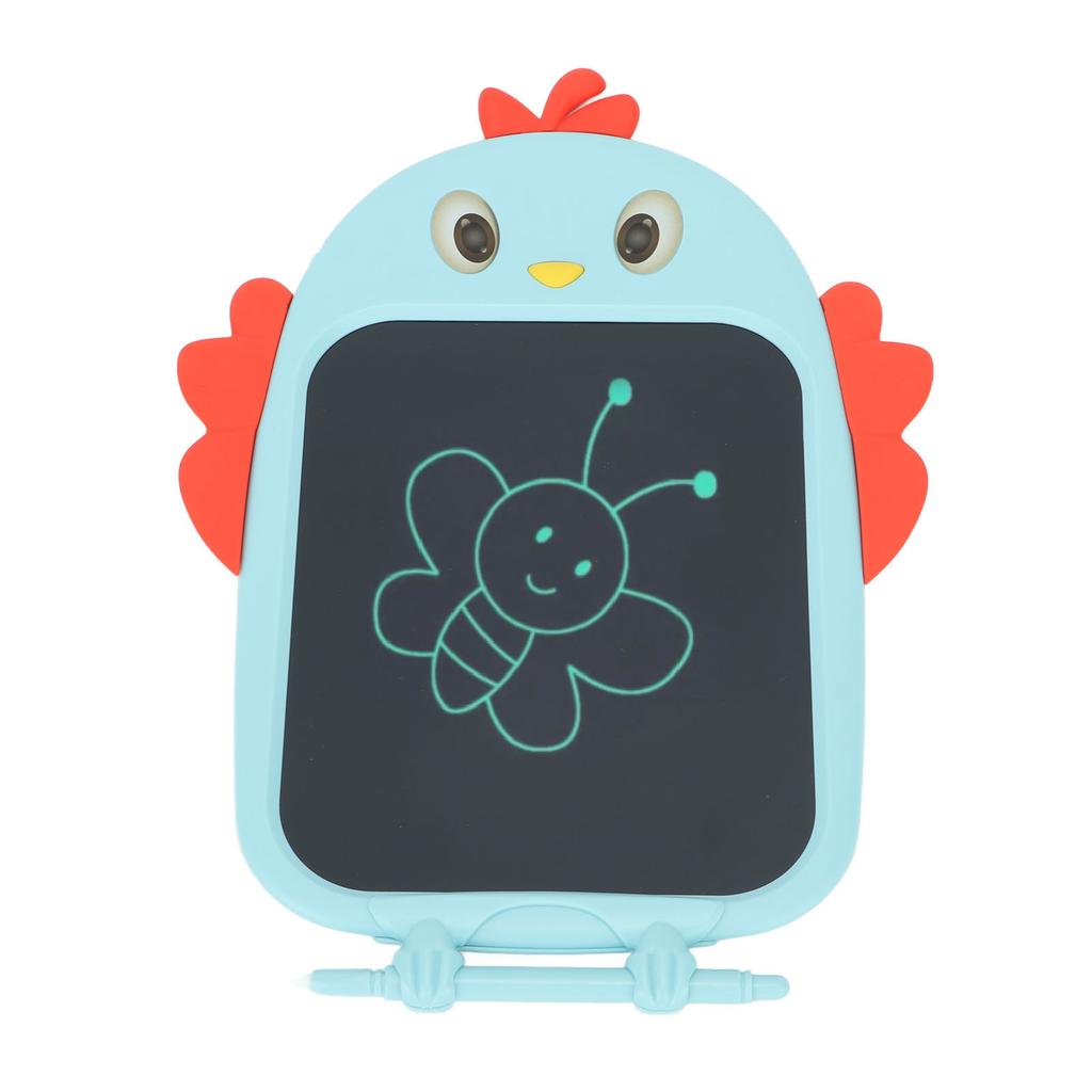 8.5in Children Drawing Board Chicken Shaped LCD Painting Writing Tablet for Boys and Girls Blue