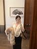 80G modal + lace, lace splicing fake two-piece swing neck T-shirt long-sleeved slim-fit design pure desire top