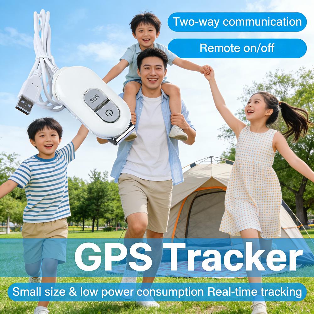 Waterproof Elderly & Children GPS Tracker - Real-Time Location Monitoring, Portable & Personal Safety Device for Kids & Seniors