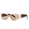 European and American sunglasses ins fashion cat eye sunglasses men's, large frame sunglasses women's sunglasses