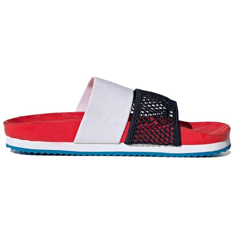 Stella McCartney X Adidas Lette Slides Comfortable Versatile Quick-Dry Slide Sandals Women Slides Red FZ2884
