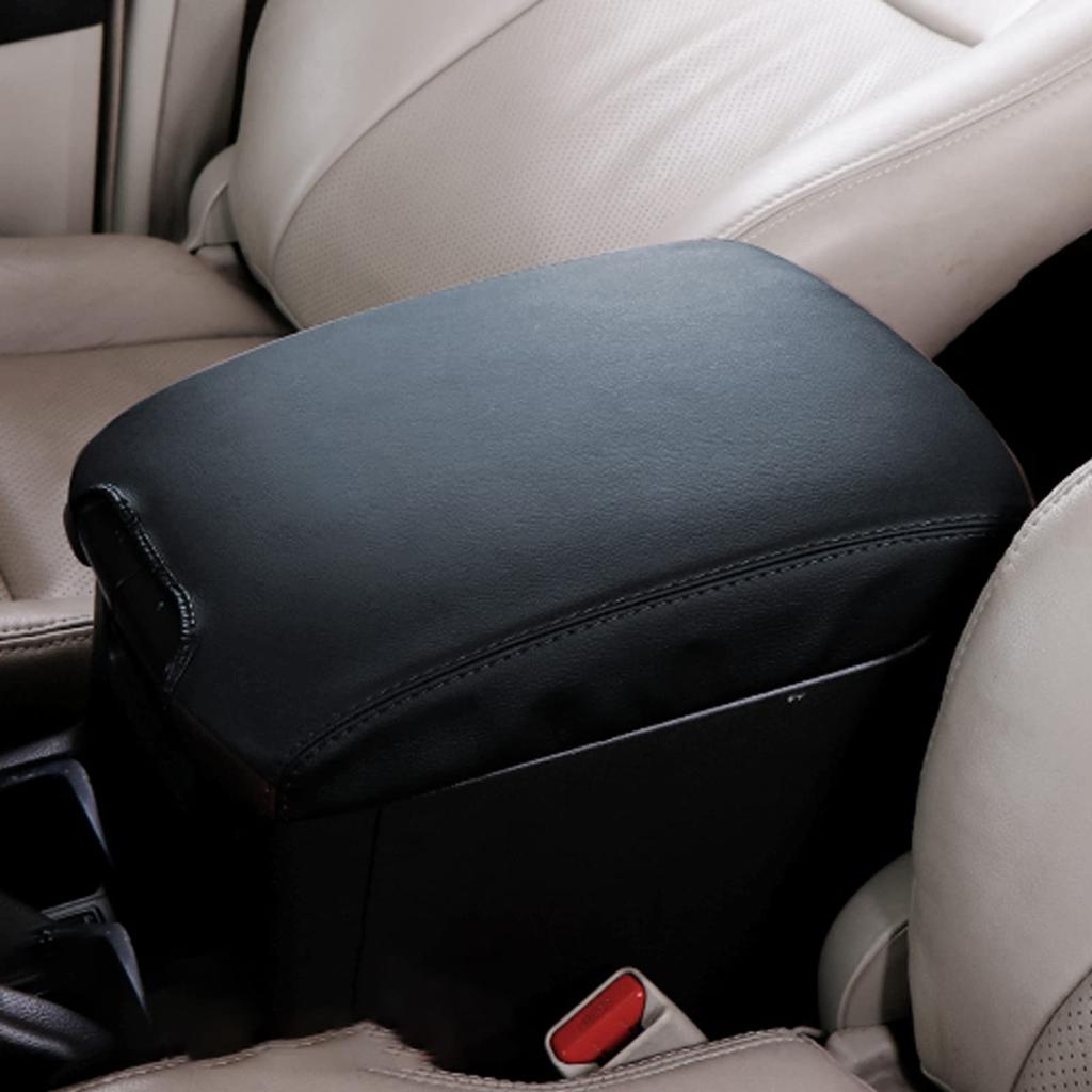 Fucaten Toyota Land Cruiser Prado 150 Series Armrest Cover Black Dress-Up & Protection