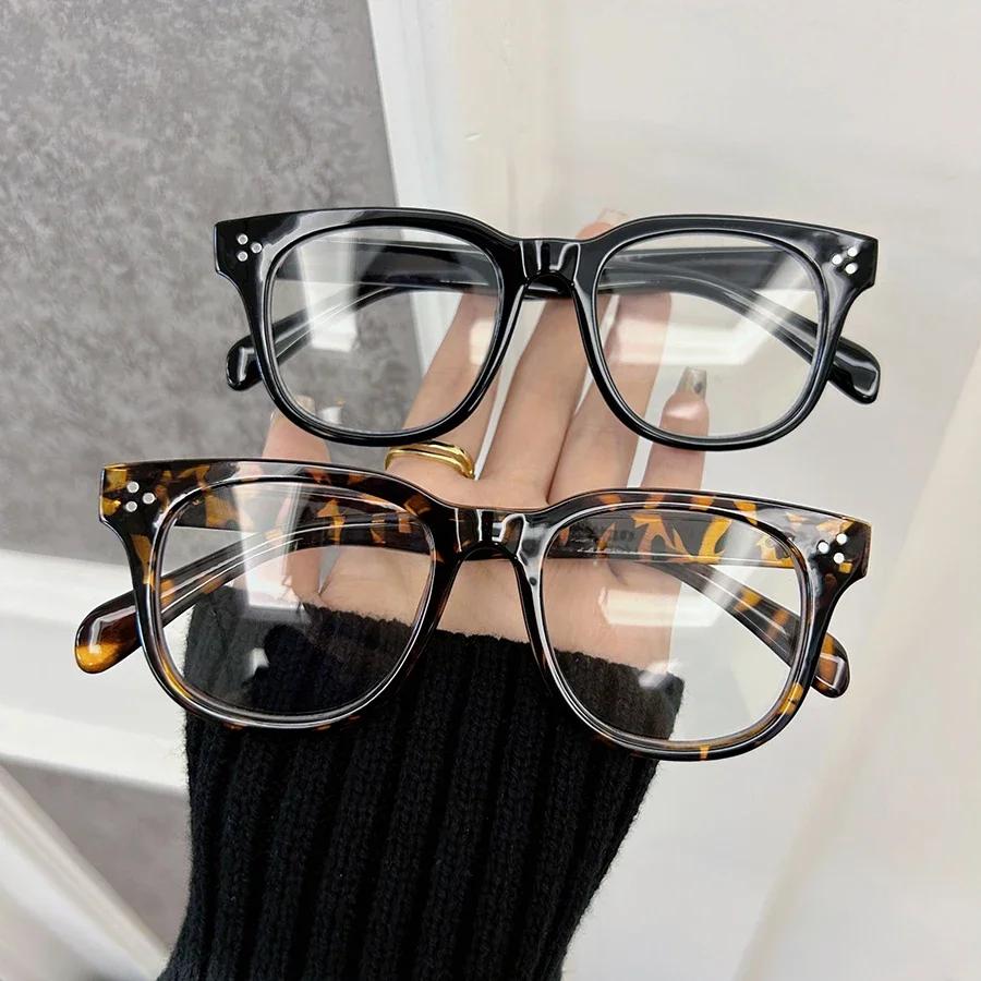 Fashion Stylish Square Eyeglasses Frames Women Men Transparent Clear Brand Designer Optical Cute Frame