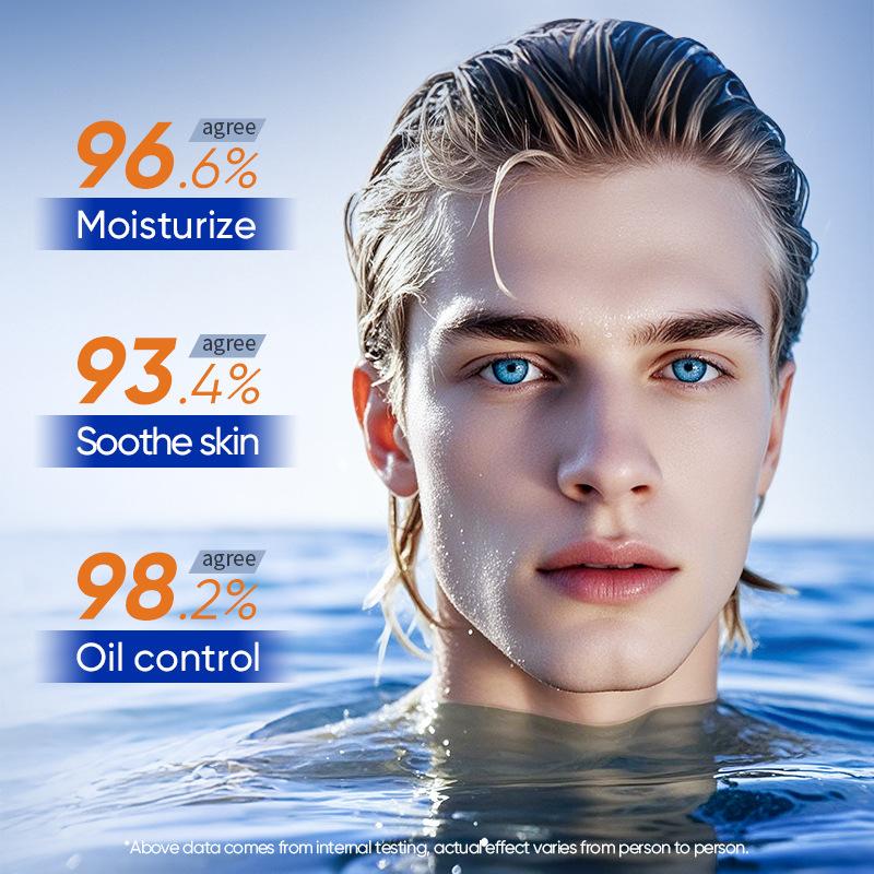 Toner 120ml Erfrischendes Ölkontrolle Feuchtigkeitsspendendes Wasser für Männer