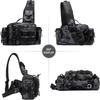 In-stock new multifunctional fishing bag for men, suitable for travel and outdoor sports, single-shoulder crossbody fishing gear