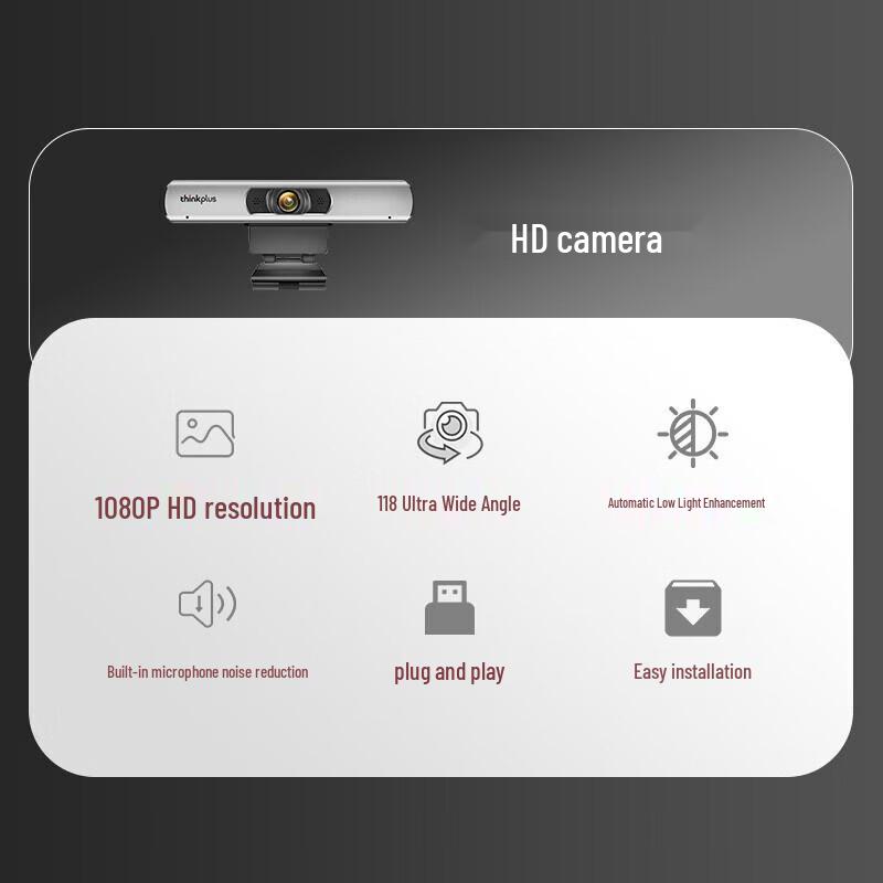 Lenovo Thinkplus 1080P HD Video Conference Camera (CN version)