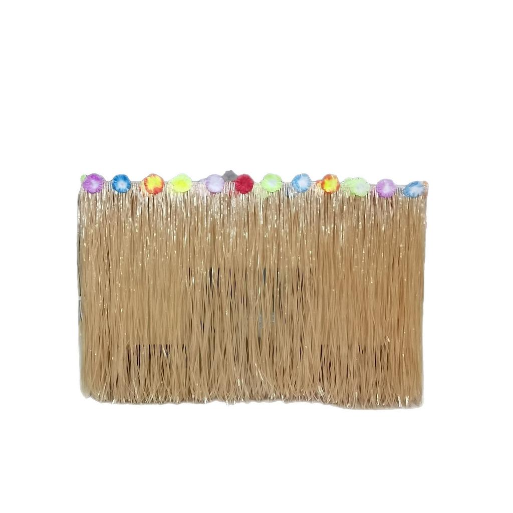 200x75cm Outdoor Beach  Atmosphere Decorative Table Skirt Tassel Table