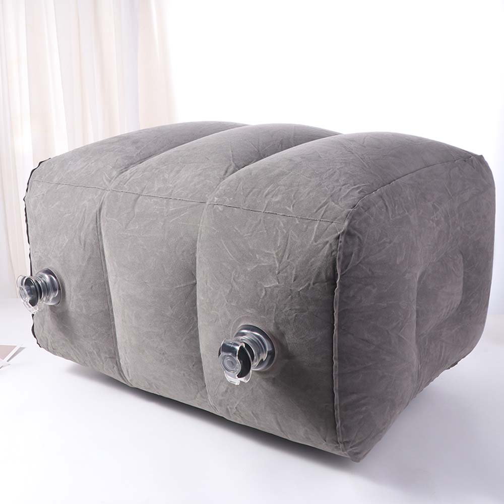 Three Layers Inflatable Foot Rest Easy Press Resting Pillow Leg Cushion Pillow Outdoor Chair