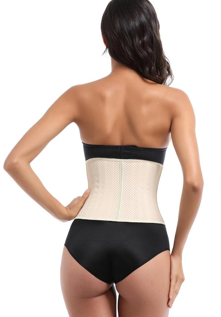 25 Steel Bones Waist Trainer with 9 Ventilation Holes for Tummy Control and Fitness