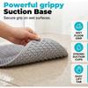 Shower Foot and Back Scrubber, New Silicone Mat with Hanging Hole Suction Cups Body Cleansing Shower Foot Scrubber Back Massager Pad for Men Women