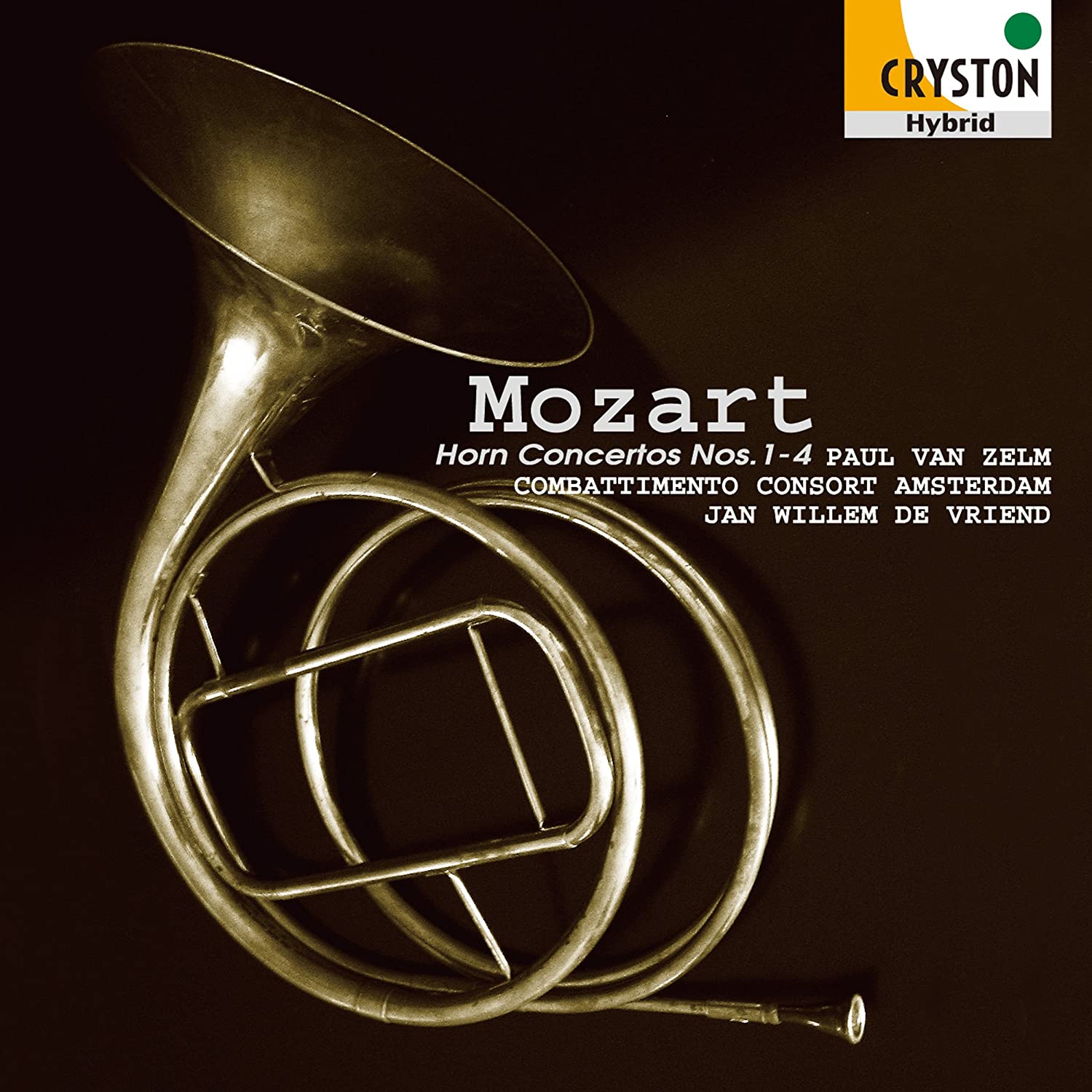 

CD PAUL VAN ZELM HR COMBATTIMENTO CO Mozart Complete Horn Concerto OVCC00024 2005 Japan Obi Classical