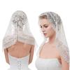 Luxurious Lace Wedding Veils Designed For Bridal Attire In Versatile 90cm Length And Elegant Style