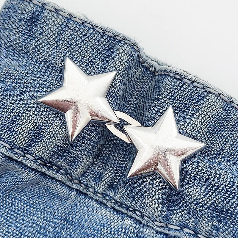 

Cat s Paw Adjustable Pants Fastener Clips for Pants Pin Retractable Waist Button Loose Button for Jeans Perfect Fit Reduce Waist 1pair