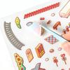 3D Dream Castle Scene Stickers Creativity Decorative Hand Account Diary Album Scrapbooking Material Craft Supplies